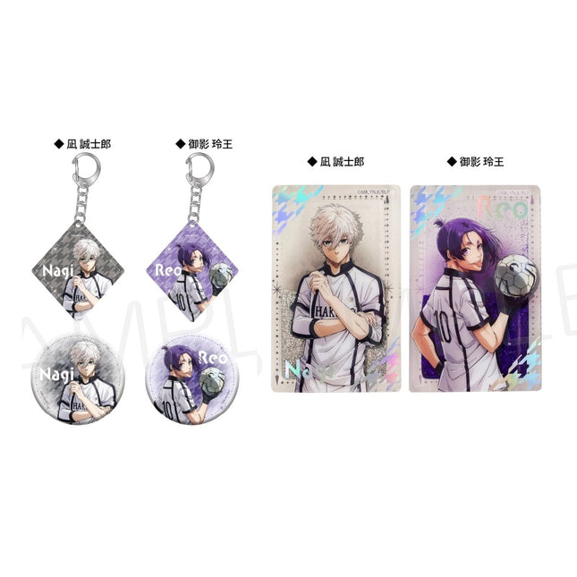 Blue Lock | Nagi & Reo Pendant & Badge & Quicksand Standee Set TAPIOCA- FUNIMECITY