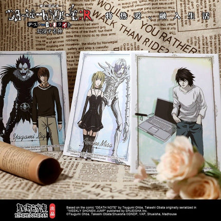 Death Note | Badge & Shikishi Board & Acrylic Stand Figure & Charm Set XINGHEDONGMAN Anime Goods - FUNIMECITY