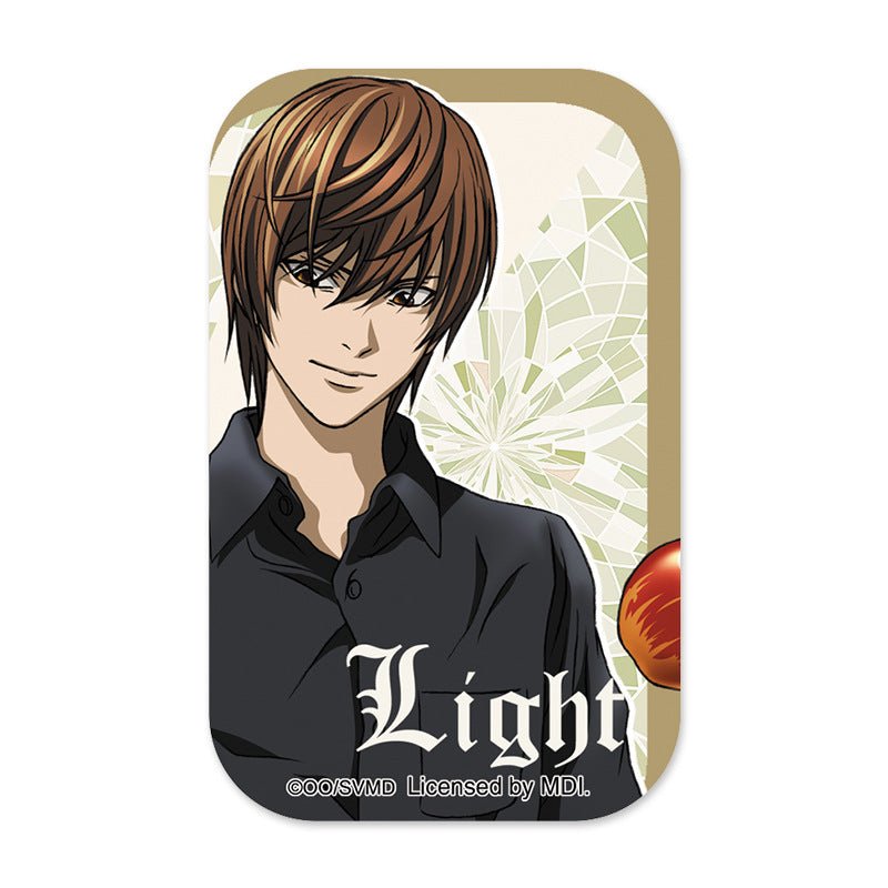 Death Note | Chain & Square Badge Set XINGHEDONGMAN FUNIMECITY Anime Badge