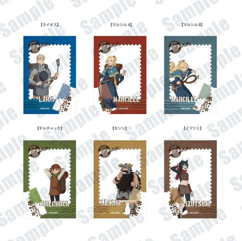 Delicious in Dungeon | Acrylic Card & Badge & Acrylic Stand Figure Set Earthtoy - FUNIMECITY