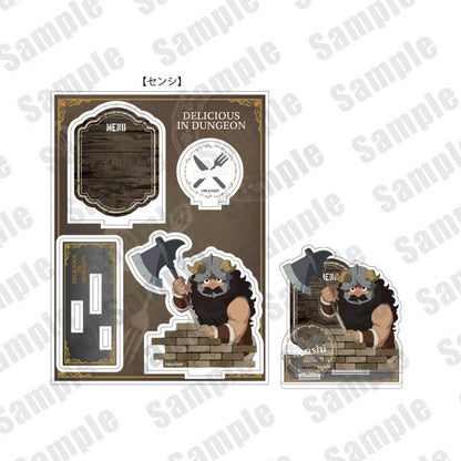 Delicious in Dungeon | Acrylic Card & Badge & Acrylic Stand Figure Set Earthtoy - FUNIMECITY