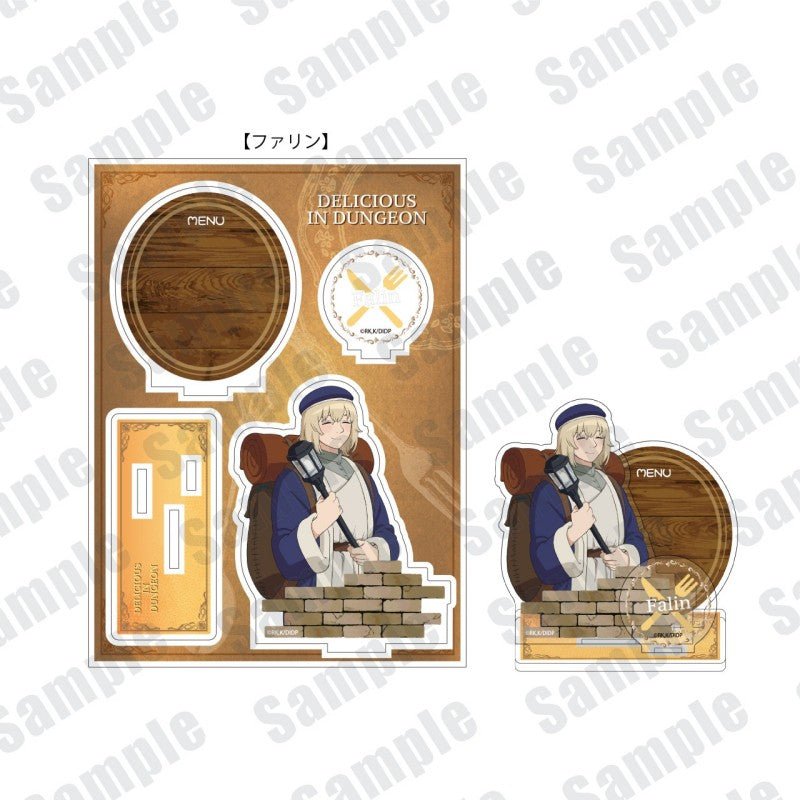 Delicious in Dungeon | Acrylic Card & Badge & Acrylic Stand Figure Set Earthtoy - FUNIMECITY