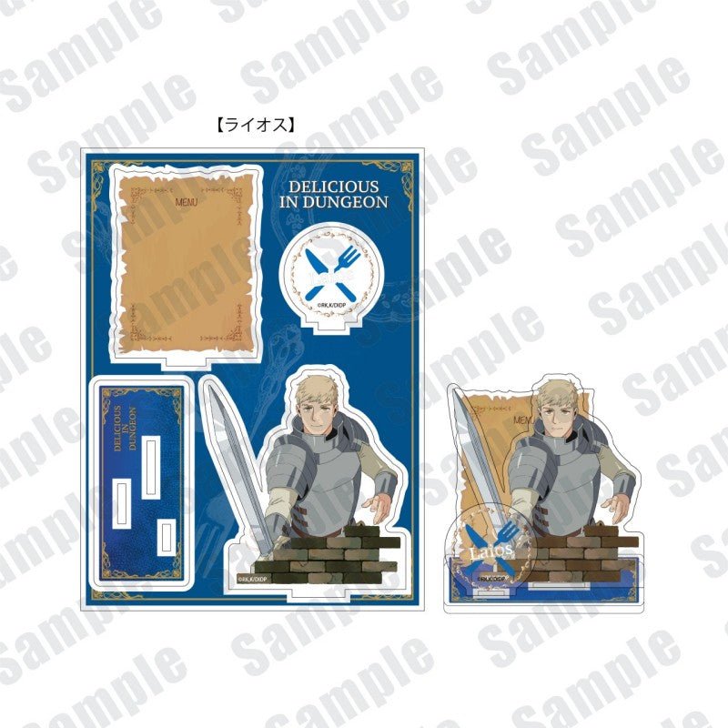 Delicious in Dungeon | Acrylic Card & Badge & Acrylic Stand Figure Set Earthtoy - FUNIMECITY