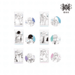 祝你自由&雨夜回响&甜蜜回忆&今日推荐&易感期&失控信号系列 / Badge Blind Box-Random One (75mm)