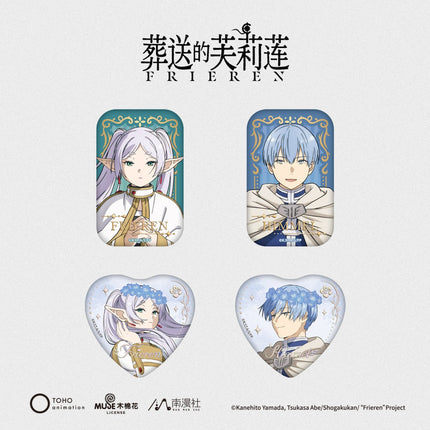 Frieren: Beyond Journey's End | Badge & Acrylic Stand Figure Set Nan Man She Anime Goods - FUNIMECITY