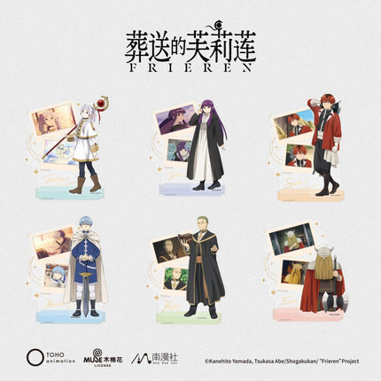 Frieren: Beyond Journey's End | Badge & Acrylic Stand Figure Set Nan Man She Anime Goods - FUNIMECITY