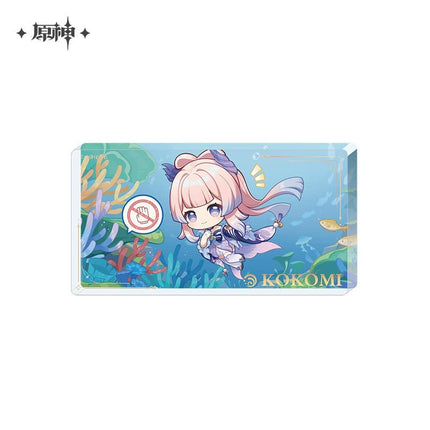 Genshin Impact | Teyvat Nature Discovery Tour Series Chi Badge & Chibi Charm & Chibi Acrylic Standee Set Genshin Impact - FUNIMECITY Genshin - Teyvat Nature Discovery Tour - Chi Acrylic Standee - Kokomi
