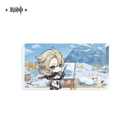 Genshin Impact | Teyvat Nature Discovery Tour Series Chi Badge & Chibi Charm & Chibi Acrylic Standee Set Genshin Impact - FUNIMECITY Genshin - Teyvat Nature Discovery Tour - Chi Acrylic Standee - Albedo