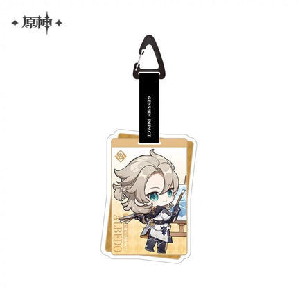 Genshin Impact | Teyvat Nature Discovery Tour Series Chi Badge & Chibi Charm & Chibi Acrylic Standee Set Genshin Impact - FUNIMECITY Genshin - Teyvat Nature Discovery Tour - Chi Charm - Albedo