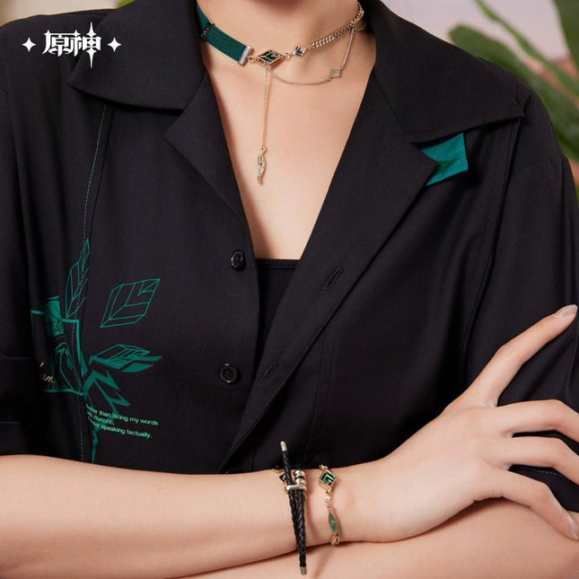 Genshin Impact | Yulin and Feisha Series Alhaitham Necklace & Bracelet Set Genshin Impact - FUNIMECITY Genshin | Yulin and Feisha - Alhaitham Necklace