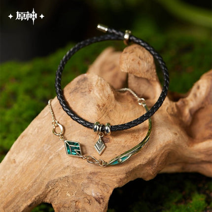 Genshin Impact | Yulin and Feisha Series Alhaitham Necklace & Bracelet Set Genshin Impact - FUNIMECITY Genshin | Yulin and Feisha - Alhaitham Necklace