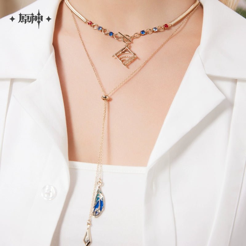 Feisha Genshin Impact | Yulin and Feisha Series Kaveh Necklace & Ear Clip Set ...