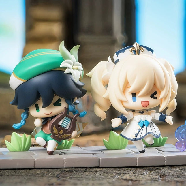 Genshin Impact |Zhan Chang Ying Zi Series Mondatadt Blind Box Figurine Set Genshin Impact Action & Toy Figures - FUNIMECITY