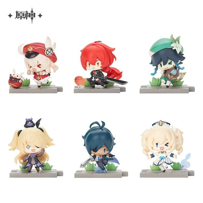 Genshin Impact |Zhan Chang Ying Zi Series Mondatadt Blind Box Figurine Set Genshin Impact Action & Toy Figures - FUNIMECITY