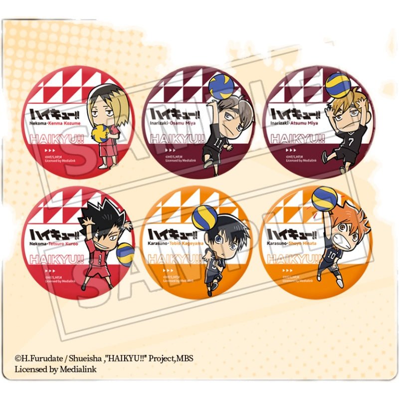 Haikyu!! | Acrylic Stand Figure & Badge & Holographic Ticket Set MANCOOL - FUNIMECITY