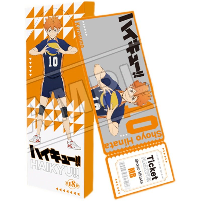 Haikyu!! | Acrylic Stand Figure & Badge & Holographic Ticket Set MANCOOL - FUNIMECITY