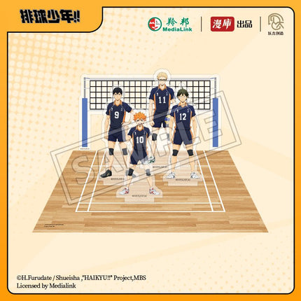 Haikyu!! | Acrylic Stand Figure & Badge & Holographic Ticket Set MANCOOL Anime Goods - FUNIMECITY