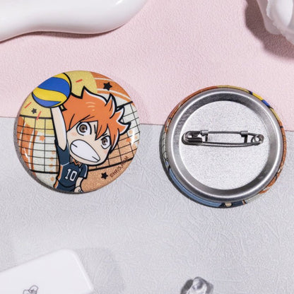 Haikyu!! | Chibi Badge Set XINGHEDONGMAN - FUNIMECITY Haikyu!! | - Q版系列 - Shōyō Hinata