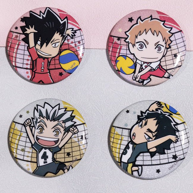Haikyu!! | Chibi Badge Set XINGHEDONGMAN Anime Badge - FUNIMECITY Haikyu!! | - Q版系列 - Shōyō Hinata