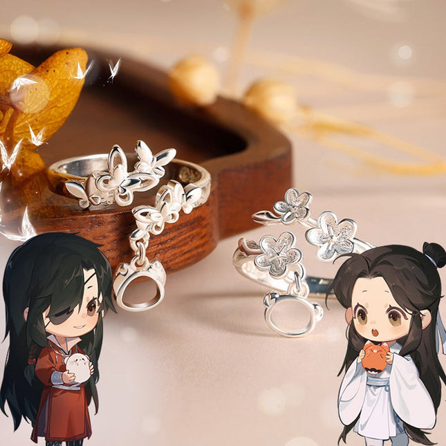 Heaven Official's Blessing | Dong Hua Couple 925 Silver Rings Xingyunshi Anime Goods - FUNIMECITY