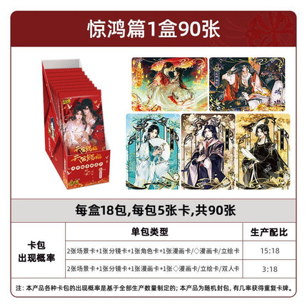 Heaven Officials Blessing | Feng Hua Hui Juan Series Art Card Blind Box Set 1 Ka You Anime Goods - Funimecity 