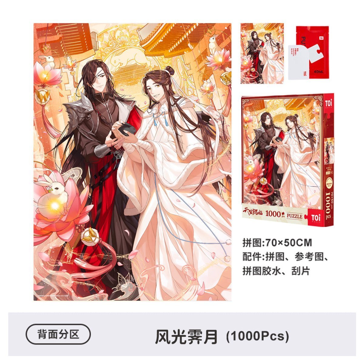 Heaven Official's Blessing | Hua Cheng & Xie Lian 1000 PCS Paper Puzzle TOI - FUNIMECITY