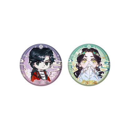 Heaven Official's Blessing | Hua Kai Hua Xie Series Set Li Ting - FUNIMECITY TGCF - Hua Kai Hua Xie - Chibi Badge Set - Hua Lian