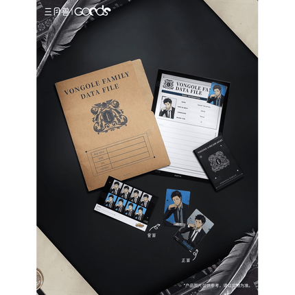 HITMAN REBORN! | Vongole:A Decade Apart Series Badge & Character Profile & Art Card Set Sanyueshou Goods Anime Goods - Funimecity 