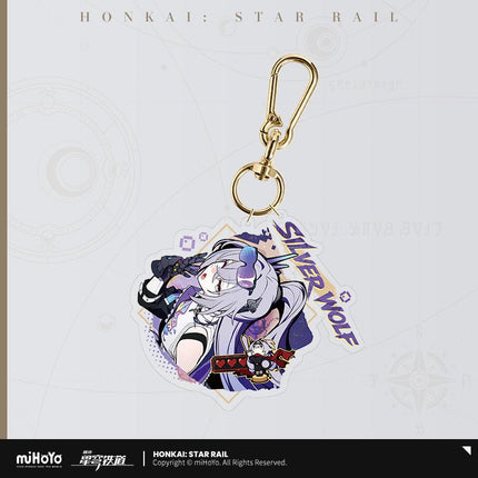 Honkai: Star Rail | A Ha Quan Yu Zhou Series Acrylic Charm MiHoYo Anime Goods - Funimecity 