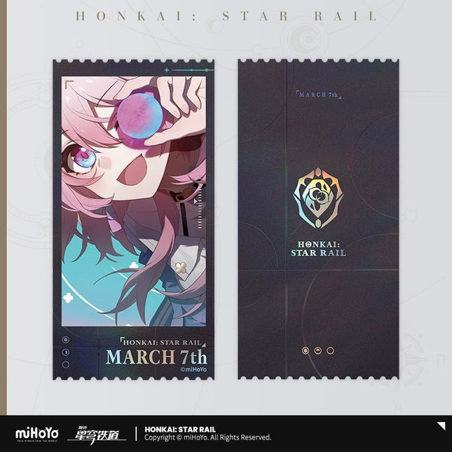 Honkai:StarRail | Departure Countdown Series Holographic Ticket Set miHoYo Anime Goods - FUNIMECITY