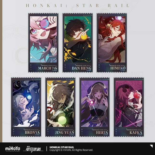 Honkai:StarRail | Departure Countdown Series Holographic Ticket Set miHoYo Anime Goods - FUNIMECITY