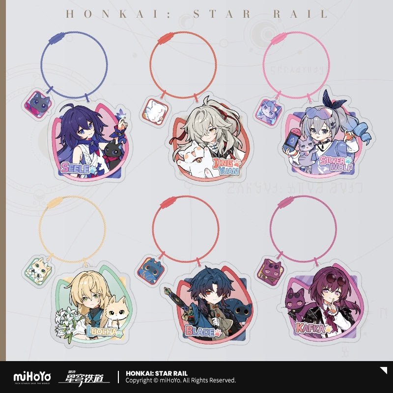 Honkai:StarRail | Little Cat Series Acrylic Charm Set miHoYo - FUNIMECITY