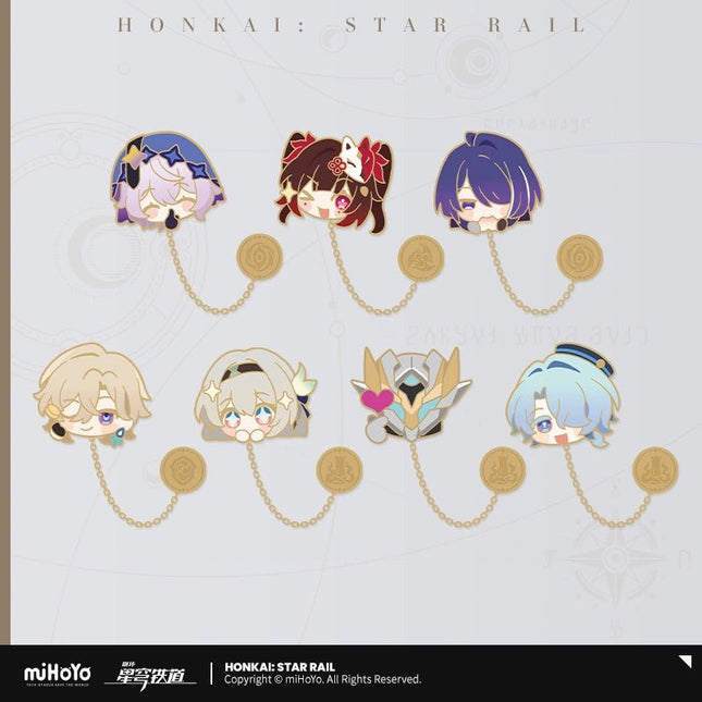 Honkai:StarRail | Pom - Pom Exhibition Hall Series Enamel Pin Set miHoYo Enamel Pin - FUNIMECITY
