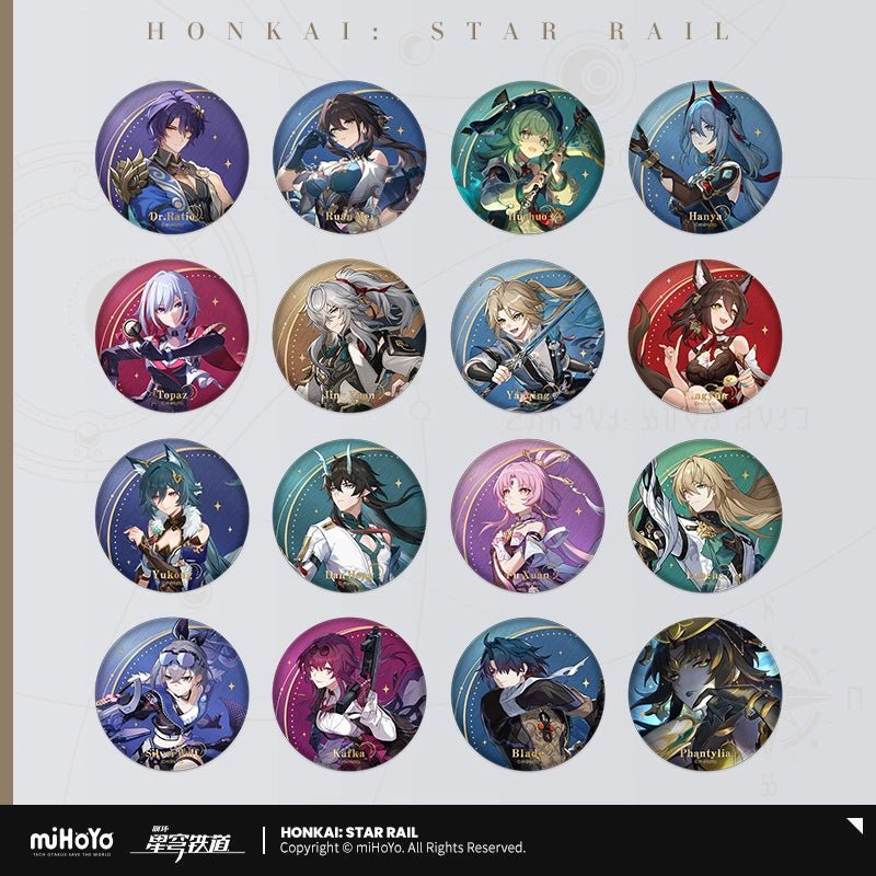 Honkai:StarRail | Xing Jian Lv Xing Series Badge Set miHoYo - FUNIMECITY