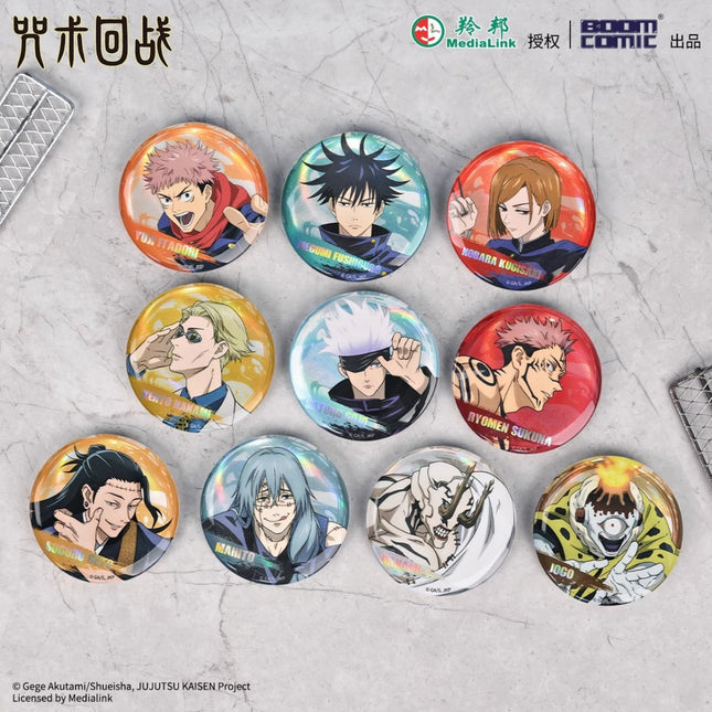 Jujutsu Kaisen | Badge Blind Box Set BOOM COMIC- FUNIMECITY