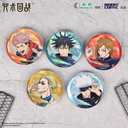 Jujutsu Kaisen | Badge Blind Box Set BOOM COMIC- FUNIMECITY