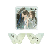 缄吻&烛畔&折花渡&闲庭信步系列 / Badge Set(80*80mm) - Jian Wen