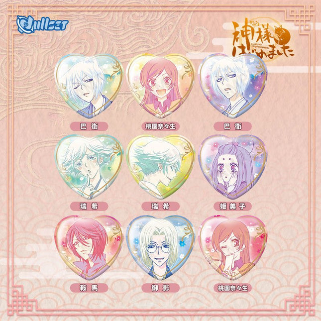 Kamisama Kiss | Heart - Shaped & TV & Zhuan Chang Series Blind Box nullset Anime Badge - FUNIMECITY 
