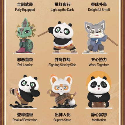 Kung Fu Panda | POPMART Global Kung Fu Panda Series Blind Box POP MART Action & Toy Figures - FUNIMECITY In Stock