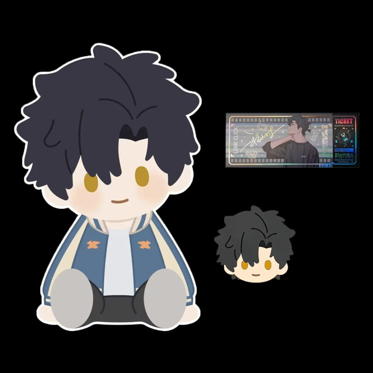 【超ポイント祭?期間限定】 & Doll Plush 35cm | Click Link Coaster Ticket Holographic & クラフト・布製品