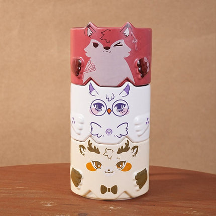 Link Click | Chibi Animals Cup The Villian Set Xingyunshi Anime Goods - Funimecity 
