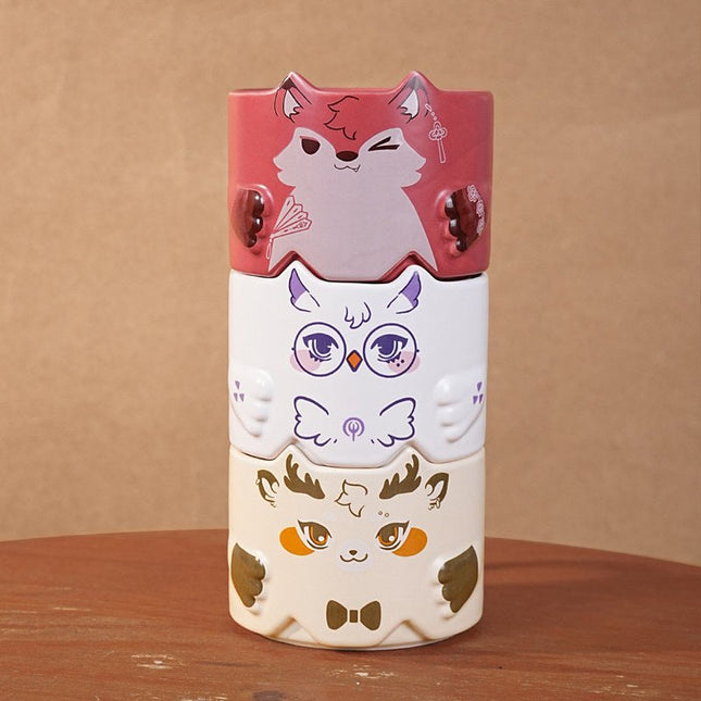 Link Click | Chibi Animals Cup The Villian Set Xingyunshi Anime Goods - Funimecity 