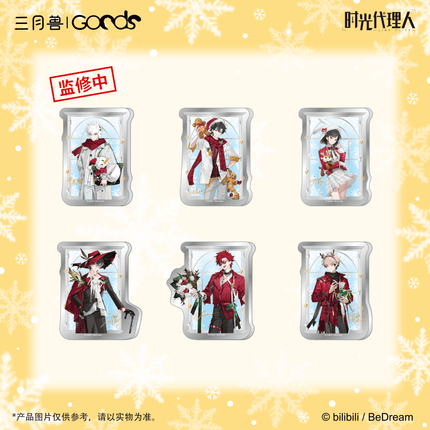 Link Click | Christmas Echoes Series Polaroid & Fridge Magnet & Coaster & Badge Set Sanyueshou Goods Anime Goods - FUNIMECITY 