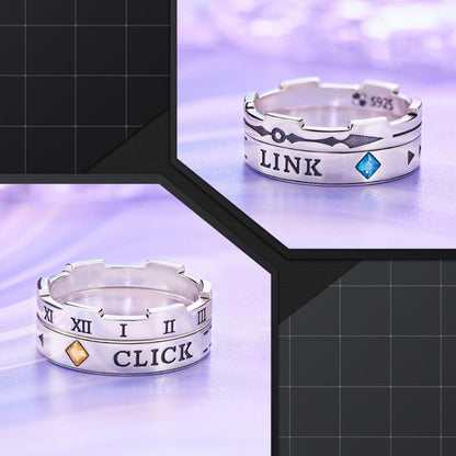 Link Click | CLICK & LINK Series Ring Set Xingyunshi- FUNIMECITY