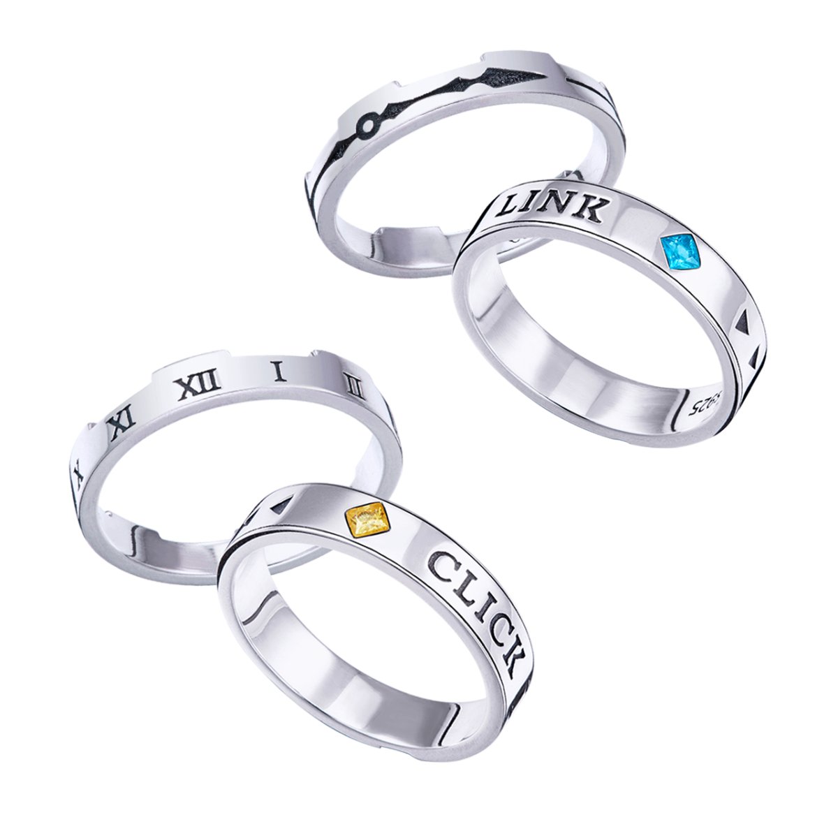 Link Click CLICK LINK Series Ring Set Xingyunshi FUNIMECITY