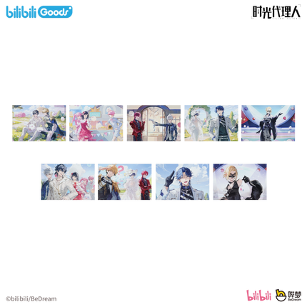 Link Click | Dream Out Series Badge & Polaroid & Acrylic Standee & Art Card Set Bilibili Anime Goods - Funimecity 