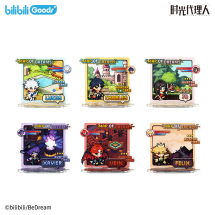 Link Click | Map of Dreams Series Charm & Badge Blind Box Bilibili Anime Goods - Funimecity 