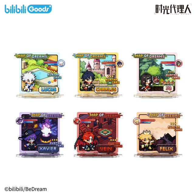 Link Click | Map of Dreams Series Charm & Badge Blind Box Bilibili Anime Goods - Funimecity 
