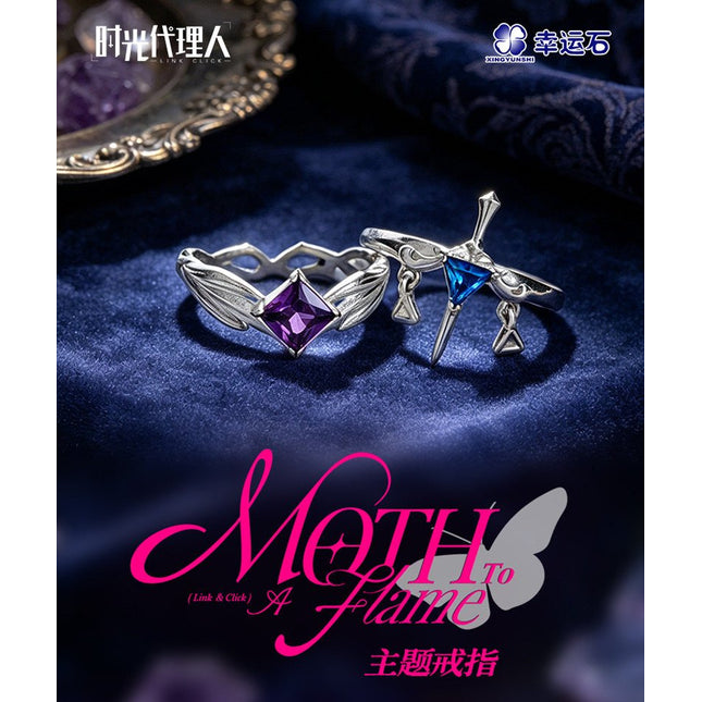 Link Click | Moth To A Flame Series Ring Xingyunshi Anime Goods - Funimecity 