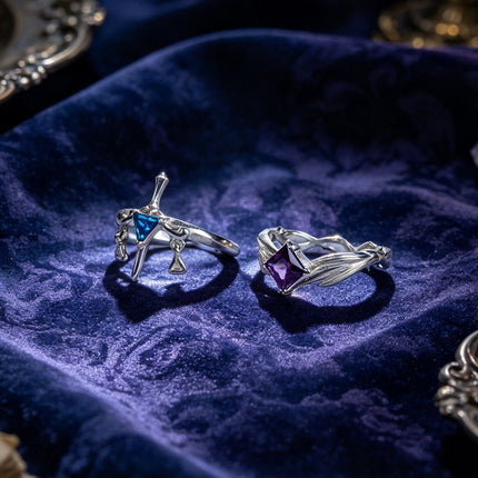 Link Click | Moth To A Flame Series Ring Xingyunshi Anime Goods - Funimecity 